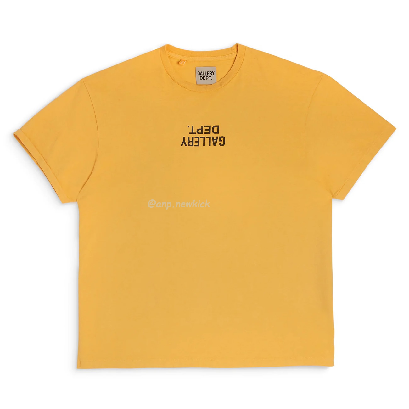 Gallery Dept Fucked Up Reverse English Logo Printed Short Sleeve T Shirt (4) - newkick.cc